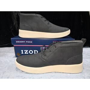 IZOD Men's Black and Tan Shoes